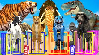 Choose Right Drink With Gorilla Tiger Lion Elephant Cow Dinosaur Escape Room Challenge Animal Games