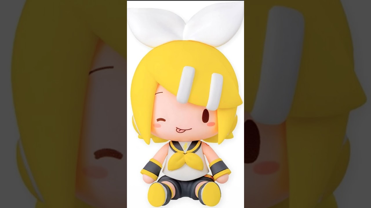 Vocaloid Hatsune Miku Series Rin Kagamine Fuwa Petit S-Fire Chibi Statue