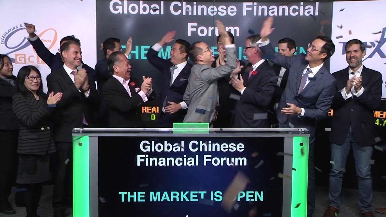 Global Chinese Financial Forum Opens Toronto Stock Exchange, November 1 ...