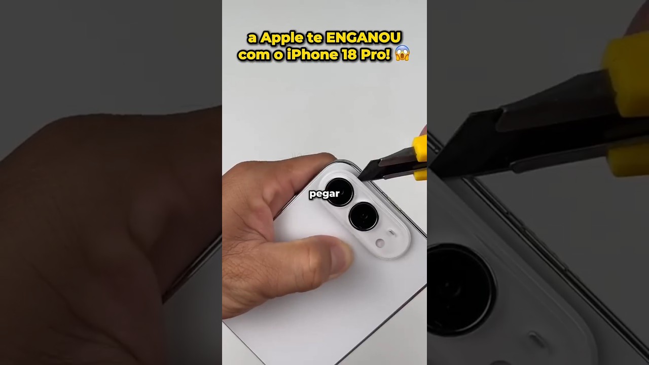 a Apple te ENGANOU com o iPhone 18 Pro! 😱