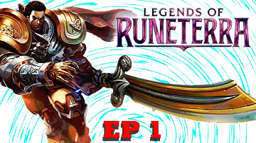 Legends of Runeterra Tutorial , Legends of Runterra Gameplay No Commentary , Ep 1