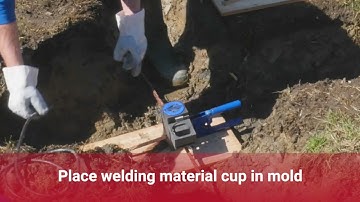 Making a nVent ERICO Cadweld Plus TA Style Connection