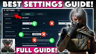 Delta Force Mobile Pro Settings Guide (No Lag, No Recoil, Perfect Control) Pro Tips!