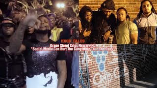 Grape Street Crips Newark NJ "Social Media Can Hurt The Gang More Than The Opps" |HOOD TALES|