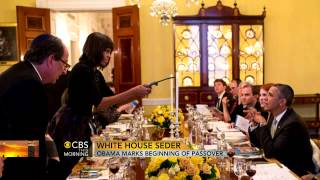 Obama uses special plate at White House Seder
