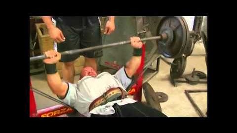 Branch Warren  Band Resisted Bench Press with Voice Over