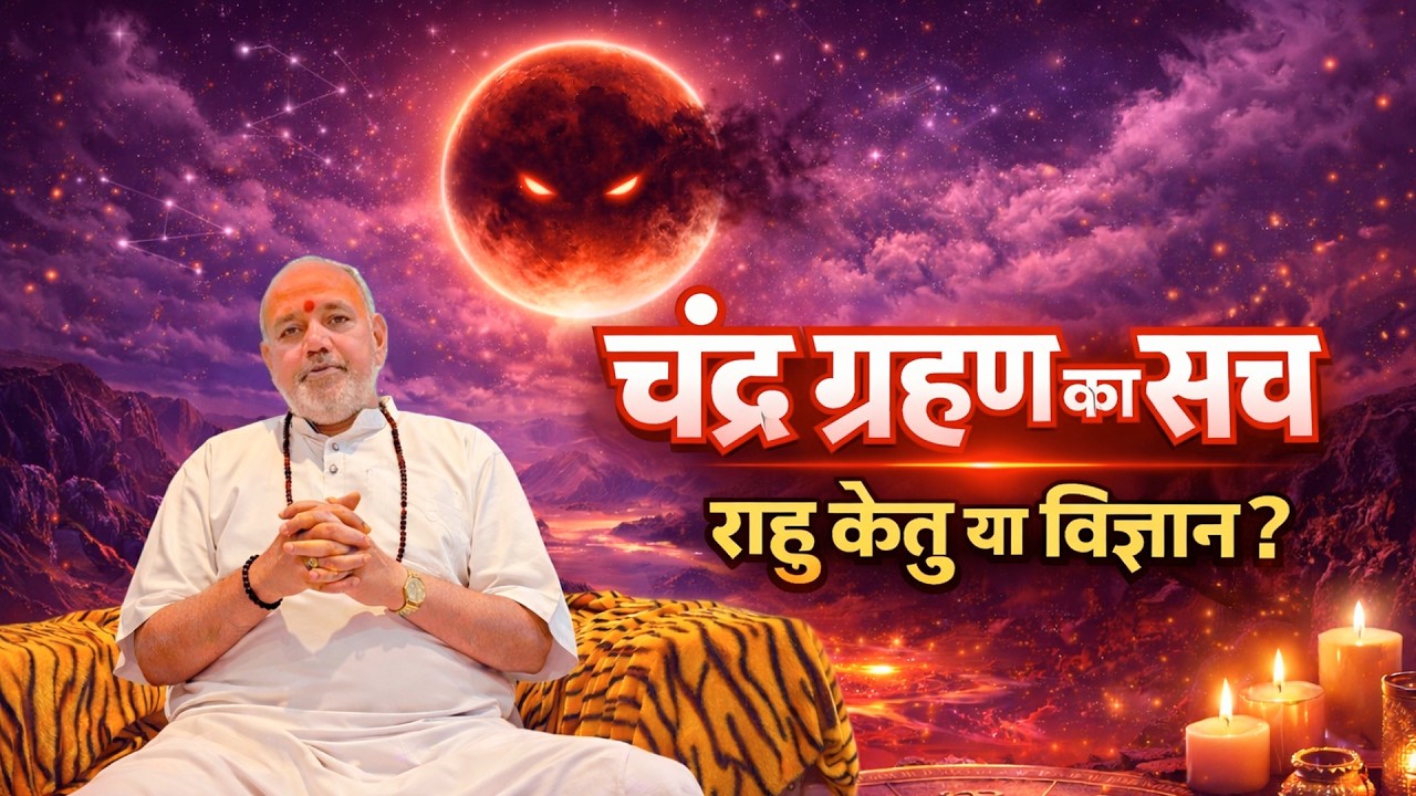 3 मार्च चंद्र ग्रहण 2026 | आपकी राशि पर क्या पड़ेगा असर?#chandragrahan#holi#panditmanishsharma