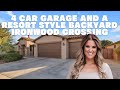 4 car garage and a resort style backyard  ironwood crossing