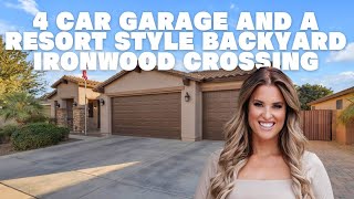 4 car garage and a resort style backyard | Ironwood Crossing