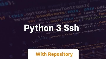 python 3 ssh