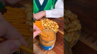 What is the BEST way to share CRACKERS and peanut butter with DAD?😎❤️🍟| CHEFKOUDY