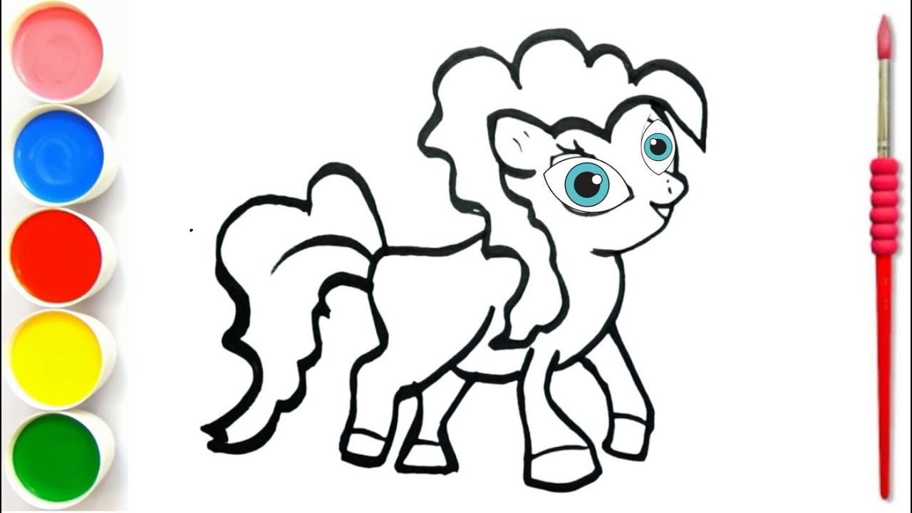 How To Draw Rarity My Little Pony [ Colorin Drawing Easy Drawing For ...