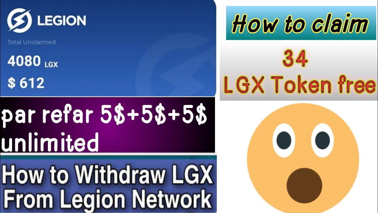 LGX token 5$ free claim for all/5$ for all refral 5$ unlimited.