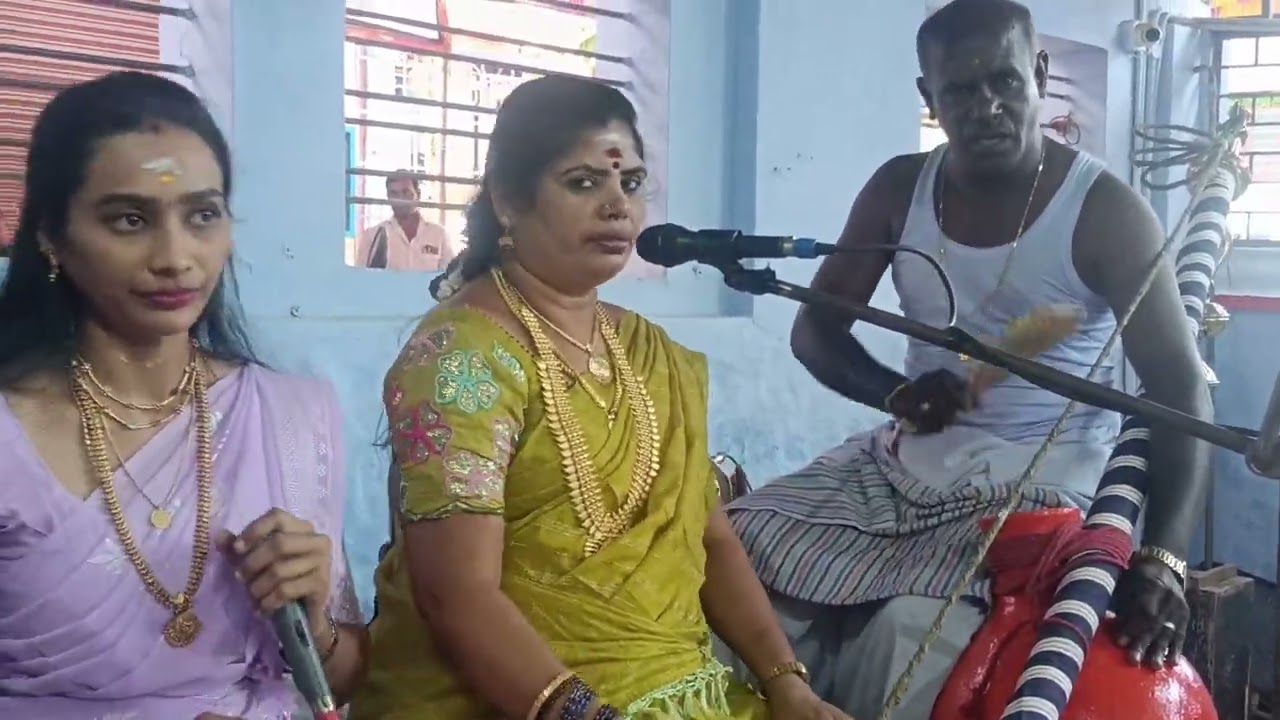 வல்லம் மாரியம்மாள் நந்தினி பிரியா வில்லிசை குழு தென்காசி அம்பாள் திருக்கோவில்