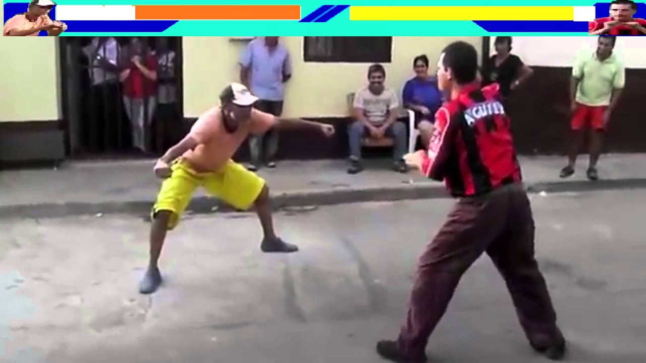 Drunks fighting in the street ( with sound effects ) - YouTube