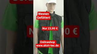 Westen Outdoor  Gefüttert  Arbeitsweste mit Taschen  Herren Bodywärmer