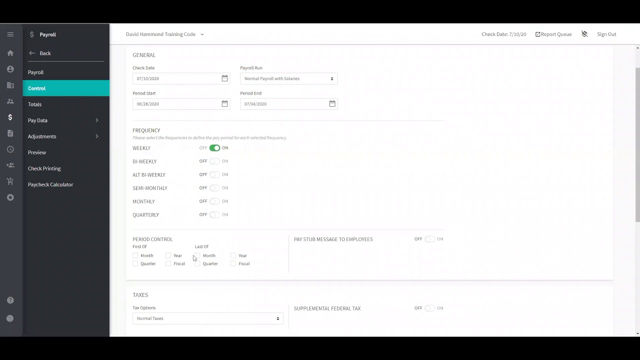 banquet event order free template (word, excel &... Payroll - Adding a New Payroll & Completing the Control Screen - YouTube