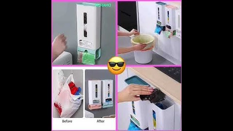Wall mounting Garbage bag storage dispenser box
