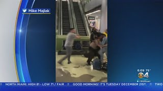 Brawl At Miami International Airport, Two In Custody