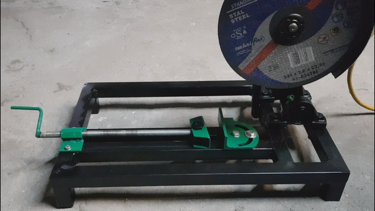 Metal cutter with angle grinder DIY 