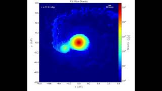Common envelope simulation movie Profile