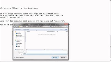 EXE to JPG konverter Tutorial [German/Deutsch]