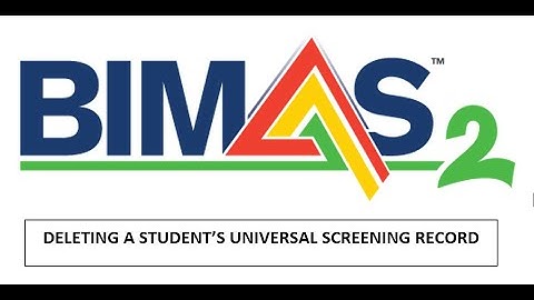 Deleting a BIMAS-2 student record during a UA period