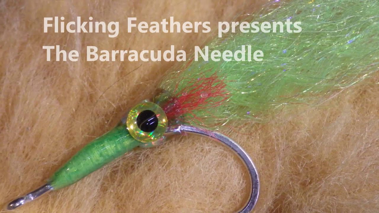 Fly Tying, Barracuda Needle Baitfish Fly YouTube