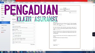 Surat Pengaduan Klaim Asuransi