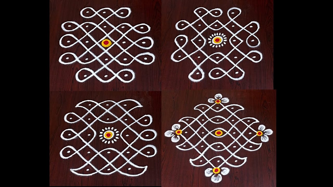 5×3dots melikala muggulu|easy rangoli|daily chukkala muggulu||sikku,kambhi,neli kolams|#Nice Rangoli