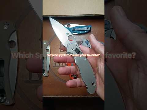 Spyderco's made all over the world. Which is your favorite?