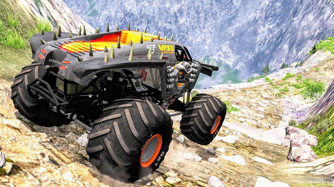 Cars vs Rocky Road #1 – BeamNG Drive | CrashBoomPunk - YouTube