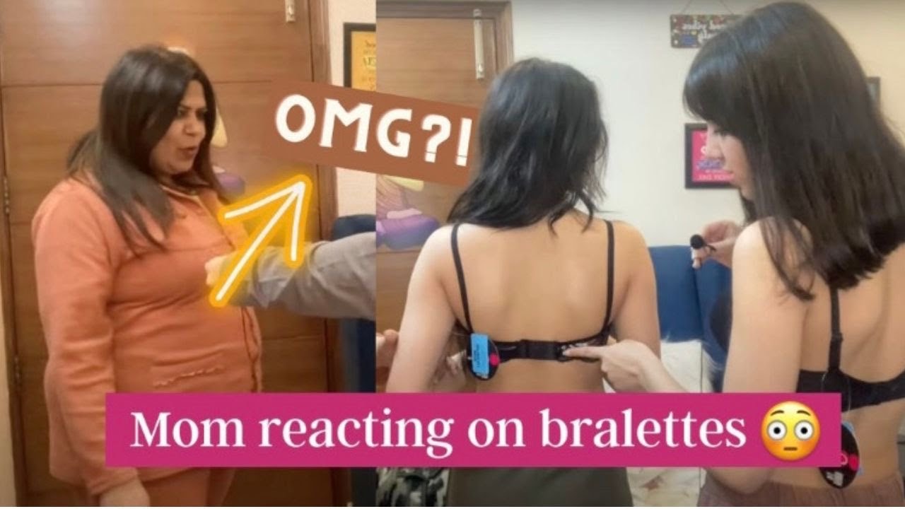 Mom reacts on us trying bralettes ON CAMERA! | Clovia Haul | Yagya & Yesha |