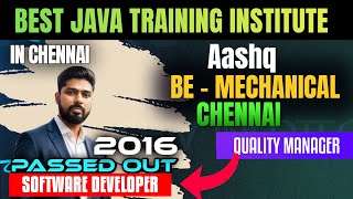 💻 Best Java Course in Chennai | Training and Placement Support | HRvenkat #kaashivinfotech