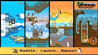 Crazy Penguin Catapult 🐧 | Java Game | Full Walkthrough