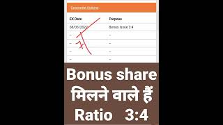 #shorts #youtubeshorts #bonus #stockmarketguide