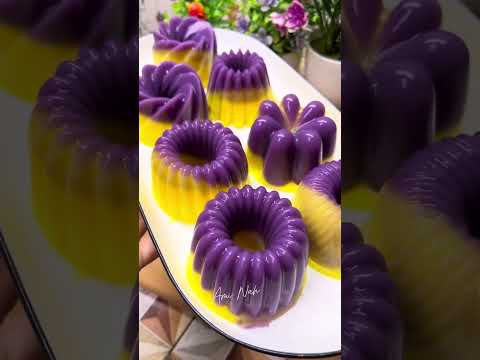 Resep Puding Jagung Ubi Ungu