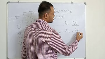 Practical op amp with Finite open loop Gain - Detailed analysis