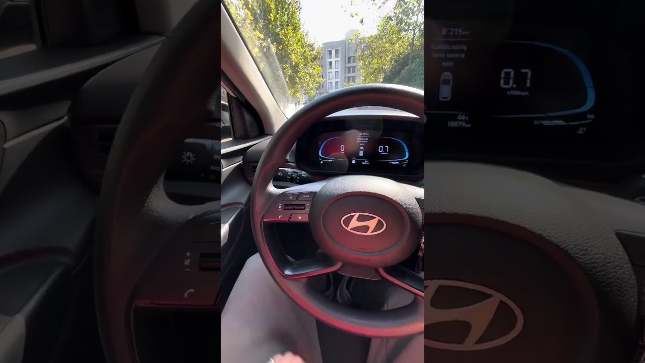 Yeni i20 hundai araç içi tanıtım (dijital gösterge)