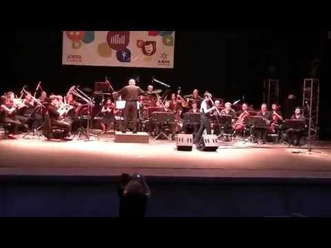Fernanda Vega Junto a la Orquesta del Tango de la Ciudad de Buenos Aires.
