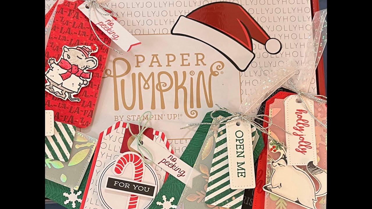 From The North Pole Paper Pumpkin gift tag alternates November 2022 ...