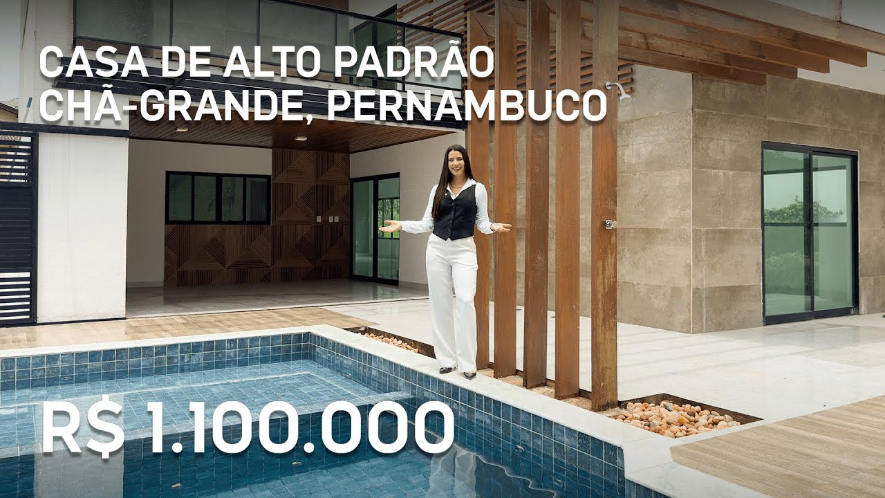 CASA DE ALTO PADRÃO EM CHÃ GRANDE EM CONDOMÍNIO