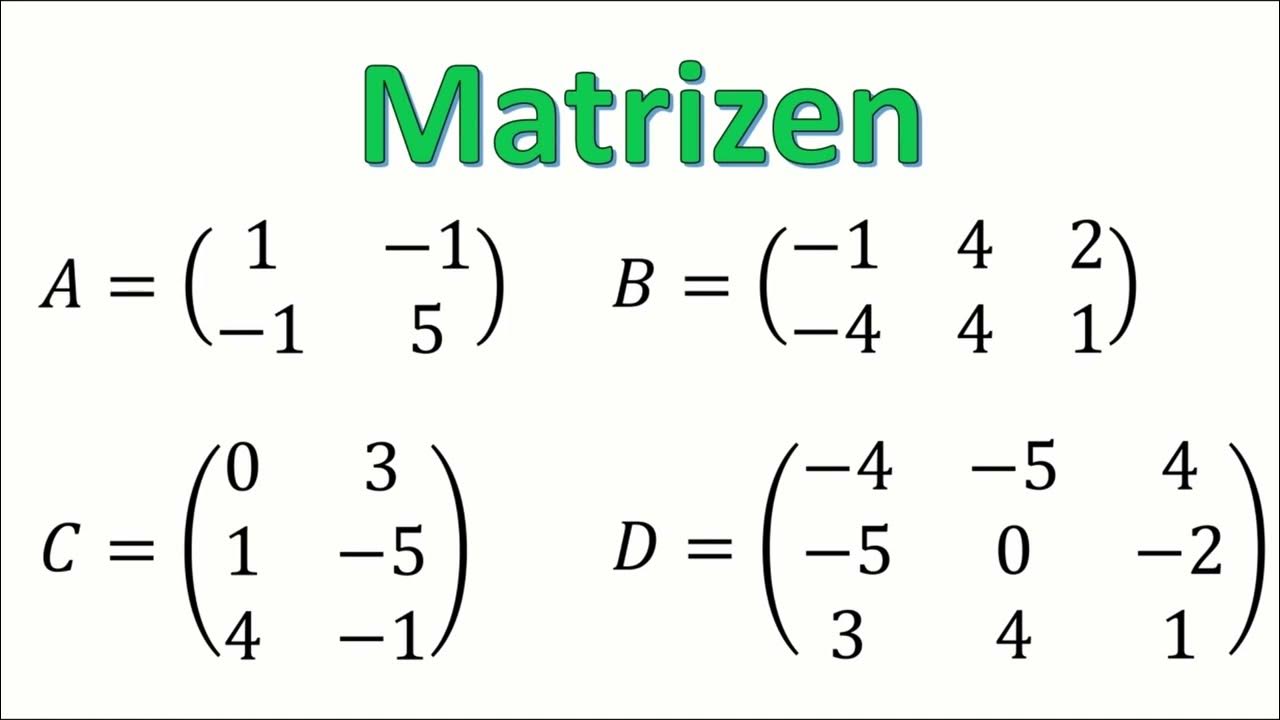 Was ist eine Matrix? Kurz erklärt Matrix mit Vektor multiplizieren
