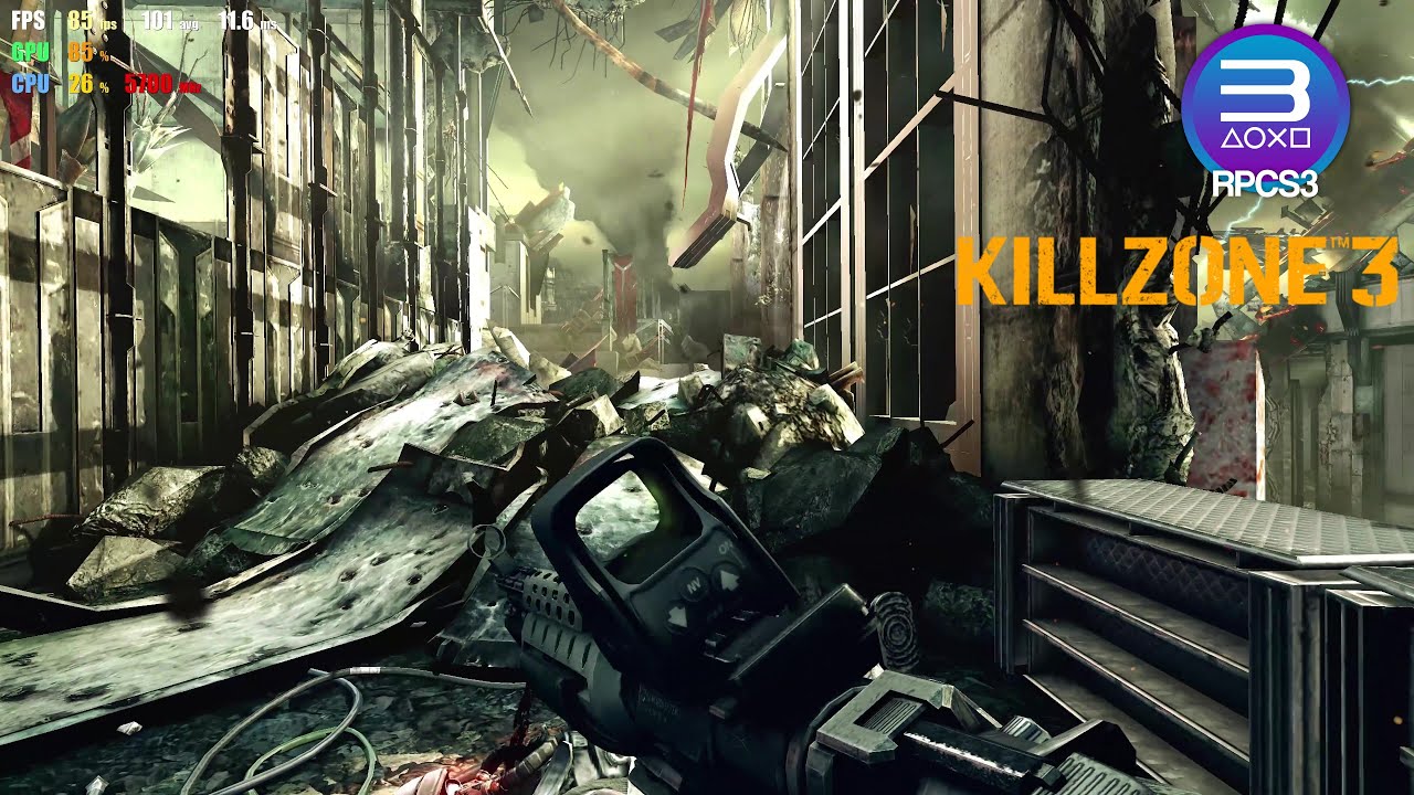 KillZone 3 4K RPCS3 PlayStation 3 Emulator, RTX 3090 Ti