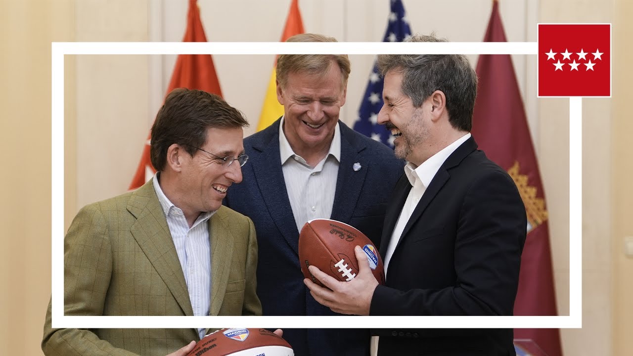 Acto de bienvenida a la NFL a la Comunidad de Madrid