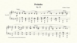 Chopin, Prelude in C minor, Op. 28, No. 20