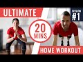 Home workout routine for runners  follow along session 1  no equipment strength training