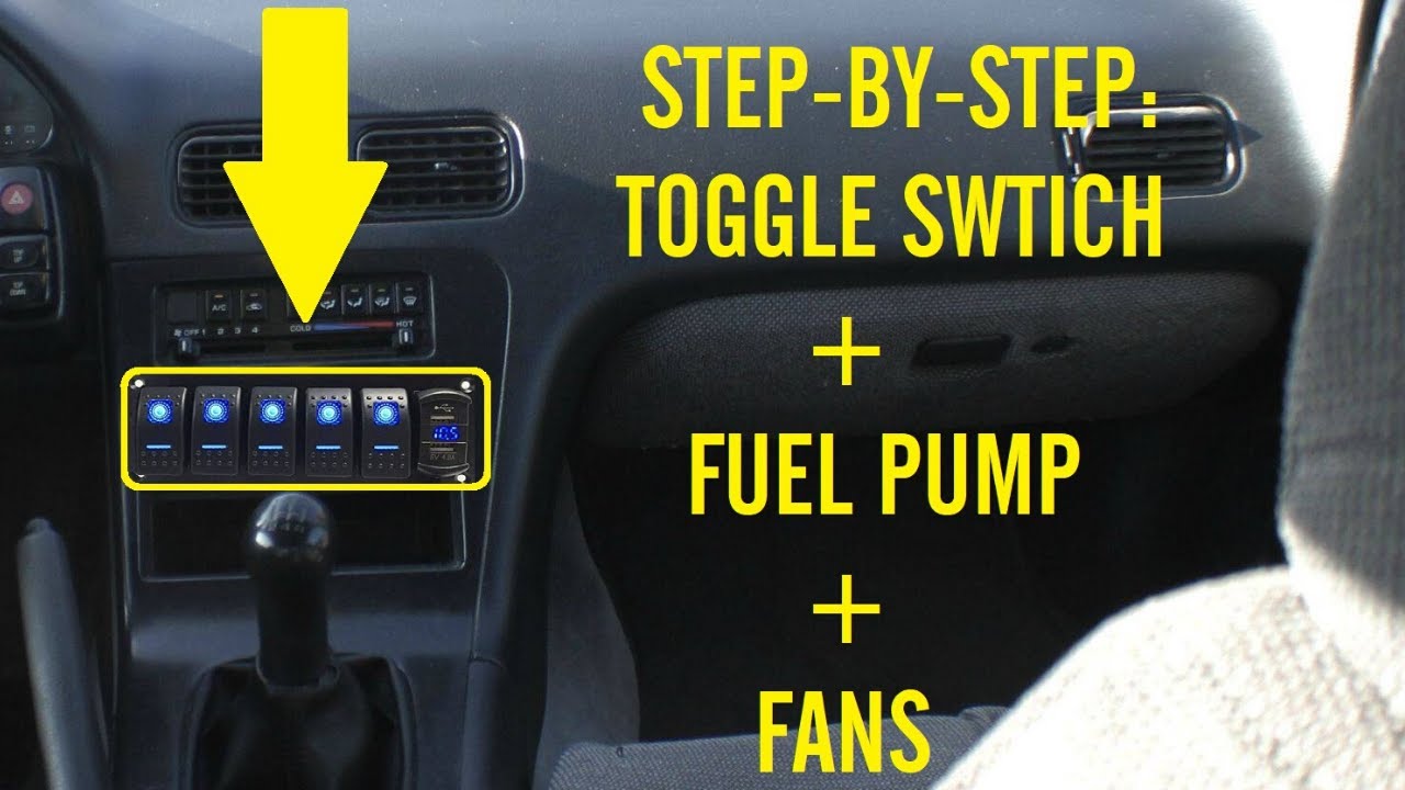 HOW TO INSTALL TOGGLE SWITCH PANEL WIRE ACCESSORIES YouTube HOW TO INSTALL TOGGLE SWITCH PANEL WIRE ACCESSORIES YouTube
