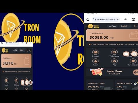   My 27 Withdraw Proof From Tronroom Big Earning In Tronroom Without Team By Kyctips Join Fast