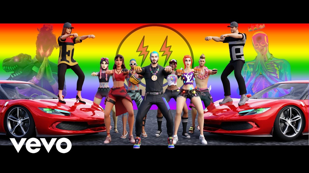 Fortnite - In Da Party (Official Fortnite Music Video) J Balvin, Shrillex - In Da Getto 